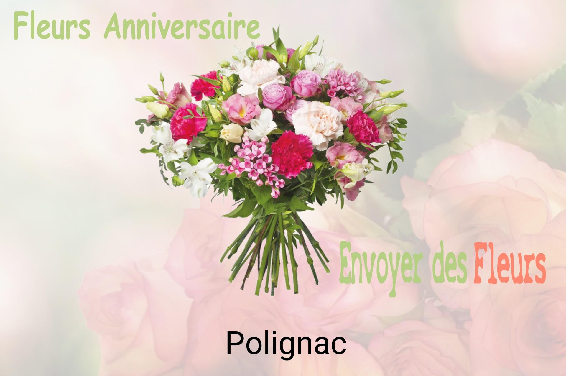 Bouquet de fleurs d’anniversaire livré à Polignac